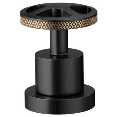 Click here to see Brizo HW632-BLGL Brizo Litze Roman Tub Wheel Handle Kit, Matte Black/Brilliance Luxe Gold - HW632-BLGL