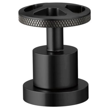 Click here to see Brizo HW632-BLSL Brizo Litze Roman Tub Wheel Handle Kit, Matte Black/Brilliance Luxe Steel - HW632-BLSL