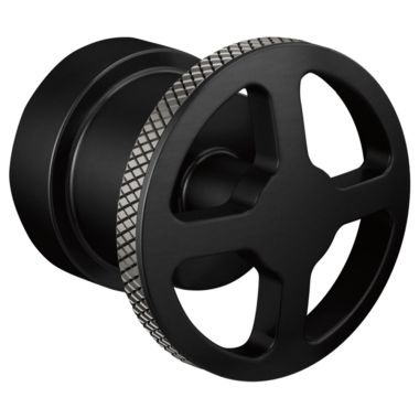 Click here to see Brizo HW60P32-BLSL Brizo Litze Pressure Balance Valve Trim Wheel Handle Kit, Matte Black/Brilliance Luxe Steel - HW60P32-BLSL