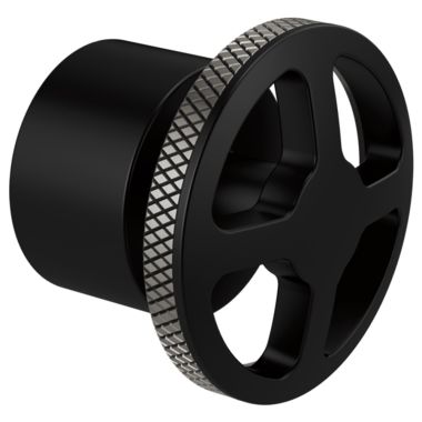 Click here to see Brizo HW7032-BLSL BRIZO HW7032-BLSL LITZE ONE-HANDLE FREESTANDING TUB FILLER WHEEL HNDL KIT- MTT BLK/LUXE STEEL