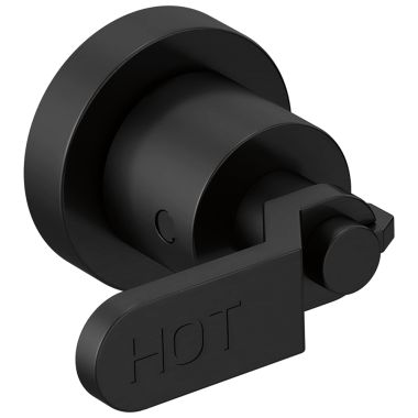 Click here to see Brizo HL70434-BL Brizo Industrial Lever Handle Kit for Litze Two Handle Wall Mount Tub Filler, ADA, Matte Black - HL70434-BL