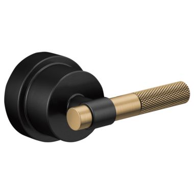 Click here to see Brizo HL60P33-BLGL Brizo Litze Pressure Balance Valve Trim Handle Kit - T-Lever, Matte Black/Brilliance Luxe Gold - HL60P33-BLGL 