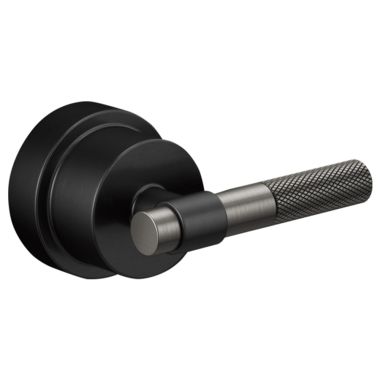 Click here to see Brizo HL60P33-BLSL Brizo Litze Pressure Balance Valve Trim Handle Kit - T-Lever, Matte Black/Brilliance Luxe Steel - HL60P33-BLSL 