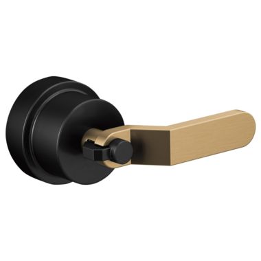 Click here to see Brizo HL60P34-BLGL Brizo Litze Pressure Balance Valve Trim Handle Kit, Industrial Lever, Matte Black/Luxe Gold - HL60P34-BLGL