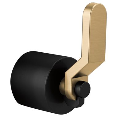 Click here to see Brizo HL934-BLGL Brizo Industrial Lever Handle Kit for Litze Diverter Trim, ADA, Matte Black/Brilliance Luxe Gold - HL934-BLGL