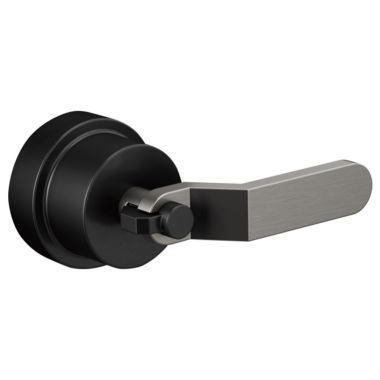 Click here to see Brizo HL60P34-BLSL Brizo Litze Pressure Balance Valve Trim Handle Kit, Industrial Lever, Matte Black/Luxe Steel - HL60P34-BLSL