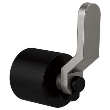 Click here to see Brizo HL7034-BLSL BRIZO HL7034-BLSL LITZE ONE-HANDLE FREESTANDING TUB FILLER LEVER HNDL KIT-MTT BLK/LUXE STEEL