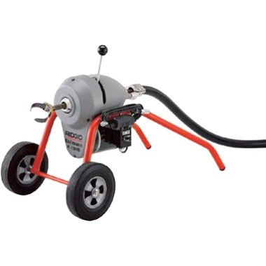 Click here to see Ridgid 27597 Ridgid K-1500B Low-Profile Sectional Machine Kit w/ C-11 Cables, A-8 Carriers, Tool Set, 220V - 27597