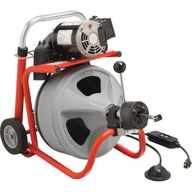 Click here to see Ridgid 26993 Ridgid K-400 w/ C-31 IW Drum Drain Cleaning Machine, 3/8