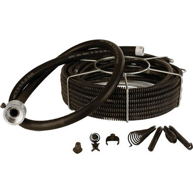 Click here to see Ridgid 59365 Ridgid 59365 Model A-30 Cable Kit, 45' of C-8 Cable, Cutters, and Accessories
