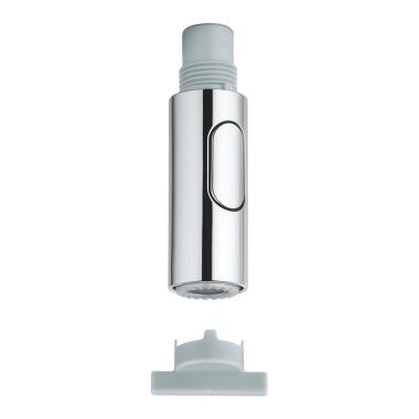 Click here to see Grohe 48416000 GROHE 48416000 POLISHED CHROME PULL-OUT SPRAY HEAD