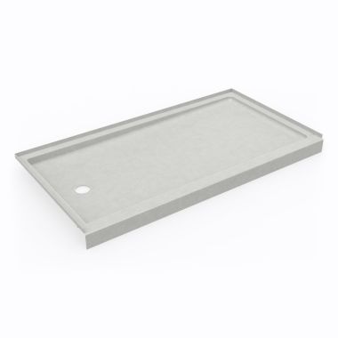 Click here to see Swanstone SR03260LM.226 SWANSTONE SR03260LM.226 BIRCH SWANSTONE SR-3260LM/RM ALCOVE SHWR PAN W/ LEFT-HAND DRAIN - 32