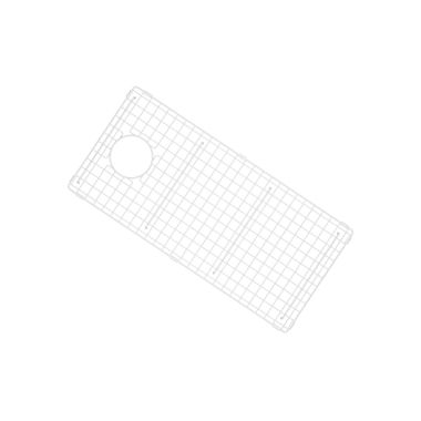 Click here to see Rohl WSGALUM3319WSBS Rohl Wire Bottom Grid with Plastic Feet for ALUM3319WS Kitchen Sink, Biscuit - WSGALUM3319WSBS
