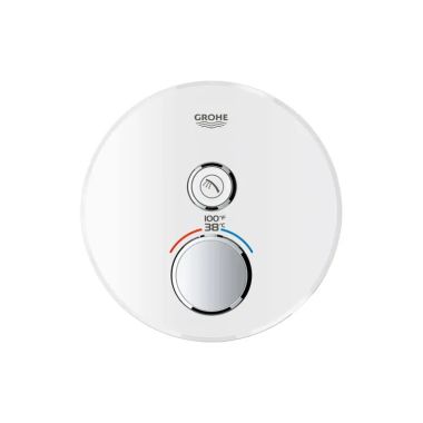Click here to see   GROHE 125493 WHT/CHROME 29.159.LS0 ROUND 1 FNCTN SMART CONTROL DUMMY TRIM FOR