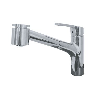 Click here to see Franke  Franke Sion Single-Handle Pull-Out Kitchen Faucet with Ceramic Disc Cartridge, Satin Nickel - FFPS20280 