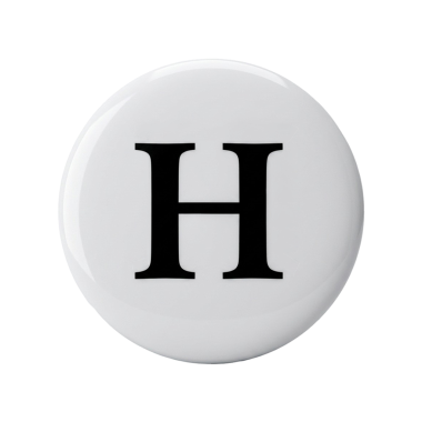 Click here to see   Rohl Hot Button 'H' For Country Kitchen, White Porcelain - C7698.2H