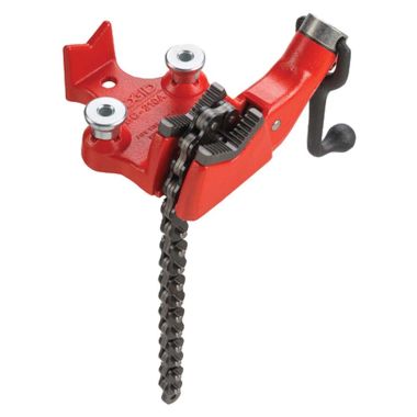 Click here to see Ridgid 40180 Ridgid 40180 Model BC4A Botton Screw Bench Chain Vise 1/8