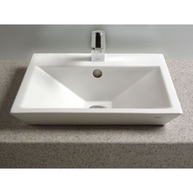 Click here to see Toto LT172.8G#01 TOTO LT172.8G#01 Cotton White Kiwami Renesse Design II Vessel Lavatory