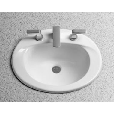 Click here to see Toto LT511.8G#01 Toto LT511.8G Cotton White Supreme Self-Rimming Lavatory 8