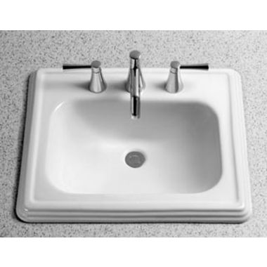 Click here to see Toto LT531.8#12 Toto Promenade Self Rimming Lavatory Sink, 8in Centers, ADA, Vitreous China, Sedona Beige - LT531.8#12