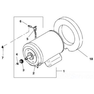 Click here to see Ridgid 10403 Ridgid 10403 Motor 230 Volt 50HZ For 122