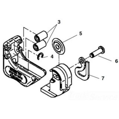 Click here to see Ridgid 15358R Ridgid 15358 Cutter Wheel Pin Assembly