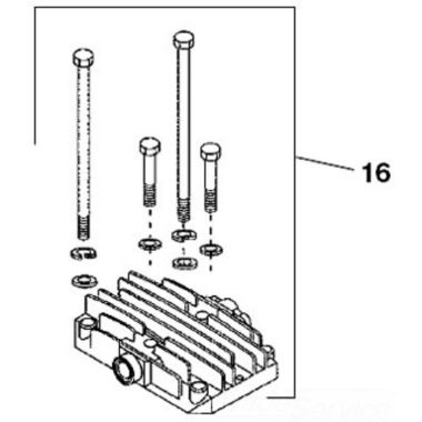 Click here to see Ridgid 18193 Ridgid 18193 Cylinder Head With Bolts