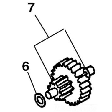 Click here to see Ridgid 21263 Ridgid 21263 Gear With Pinion