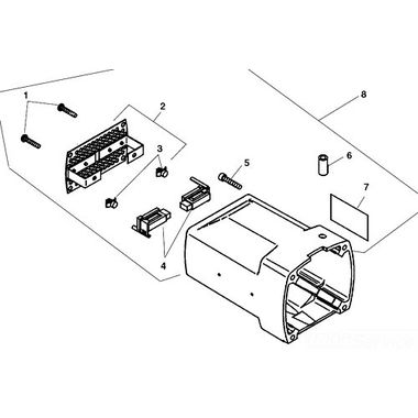 Click here to see Ridgid 22038 Ridgid 22038 Motor Housing HC-300