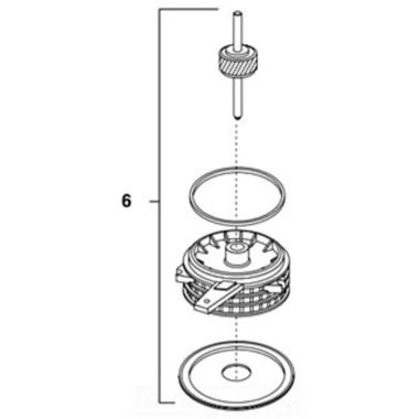 Click here to see Ridgid 25153 Ridgid 25153 SSP 1000 Lower Rotor Bracket