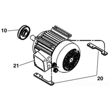 Click here to see Ridgid 27073 Ridgid 27073 Input Pulley for 400 Volt 3 Phase Motor