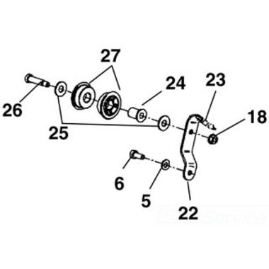 Click here to see Ridgid 27533 Ridgid 27533 Pulley Bracket