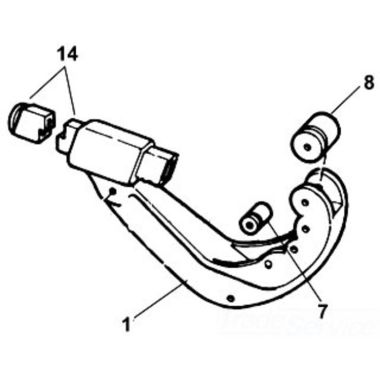 Click here to see Ridgid 33395 Ridgid 33395 205 Cutter Frame Assembly 