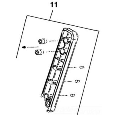 Click here to see Ridgid 33568 Ridgid 33568 Left Bumper Assembly