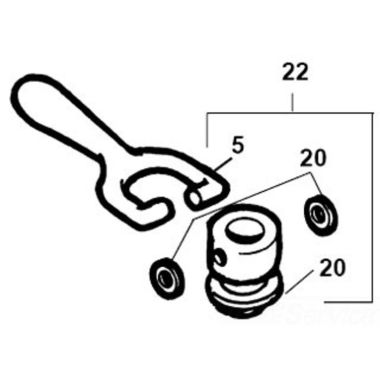 Click here to see Ridgid 34795 Ridgid 34795 228 Cutter Handle With Nut 