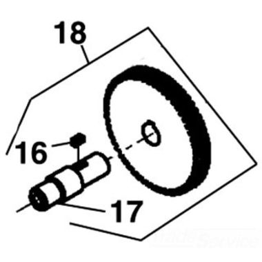 Click here to see Ridgid 34833 Ridgid 34833 Reamer Gear and Shaft Assembly 