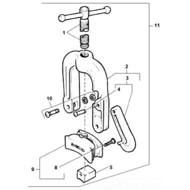 Click here to see Ridgid 40315 Ridgid 40315 Yoke, Assembly CompressionL 21