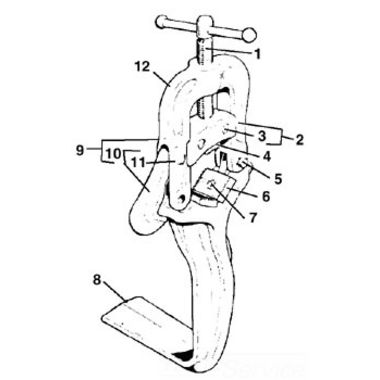 Click here to see Ridgid 42945 Ridgid 42945 Base, Torque Arm 775