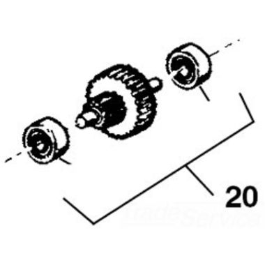 Click here to see Ridgid 44825 Ridgid 44825 Gear, Assembly 2ND Intermediate 