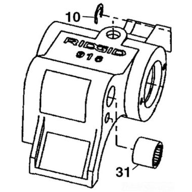 Click here to see Ridgid 48437 Ridgid 48437 Housing, Roll Lower 1822