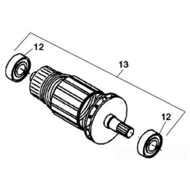Click here to see Ridgid 52492 Ridgid 52492 Armature, 230 Volt BIASED CCW