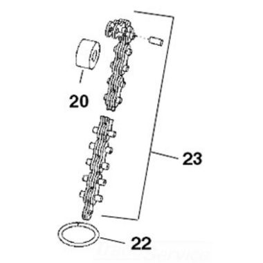 Click here to see Ridgid 59012 Ridgid 59012 Chain, Assembly HC450