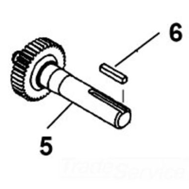 Click here to see Ridgid 60432 Ridgid 60432 Shaft, With Key Main Drive