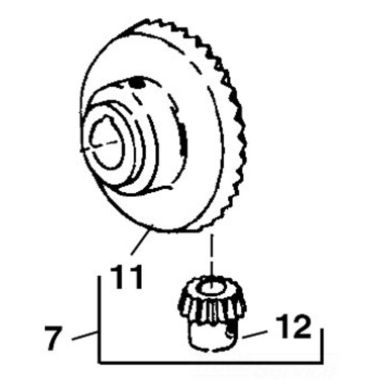 Click here to see Ridgid 60985 Ridgid 60985 Gear, Assembly 502D K50