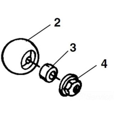 Click here to see Ridgid 61745 Ridgid 61745 Handle, Ball With Screw K25