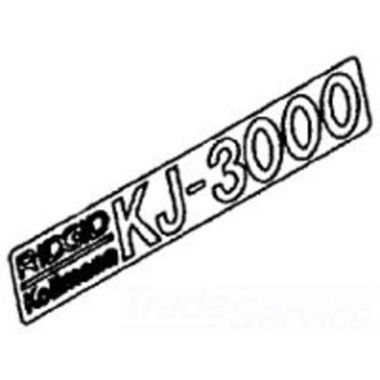 Click here to see Ridgid 66102 Ridgid 66102 Decal, Model NO. KJ3000