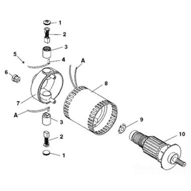 Click here to see Ridgid 72402 Ridgid 72402 Motor, 100V
