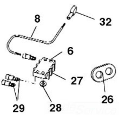 Click here to see Ridgid 77027 Ridgid 77027 Kit, Motor Lead Wire