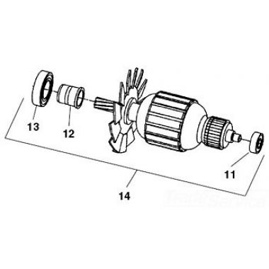 Click here to see Ridgid 77227 Ridgid 77227 Sleeve, Armature HC450 T2
