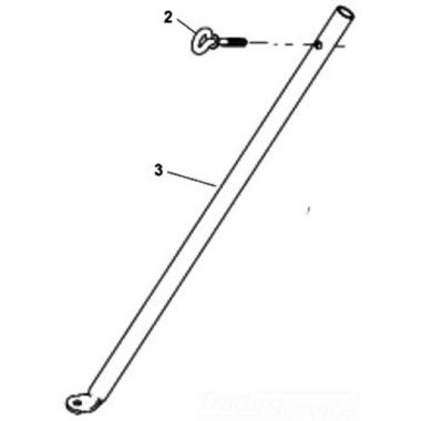 Click here to see Ridgid 90537 Ridgid 90537 Leg, Front Left